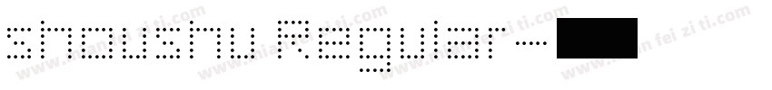 shoushu Regular字体转换
